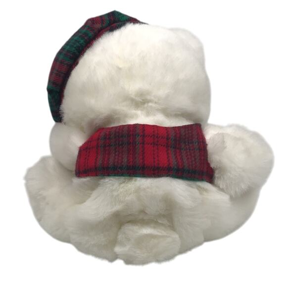 Vintage Jingle Bell Jr Hand Puppet Plush 12'' Christmas White Cap Vest Broadway - Picture 6 of 11